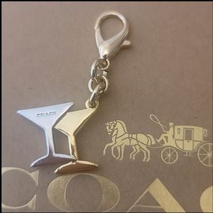 Coach bag charm